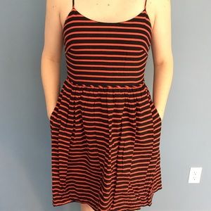 J. Crew Stripe Linen-Cotton Sundress